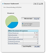 Sage ERP Accpac 6.0 - Income Statement Snapshot